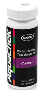 aquachek copper test strips